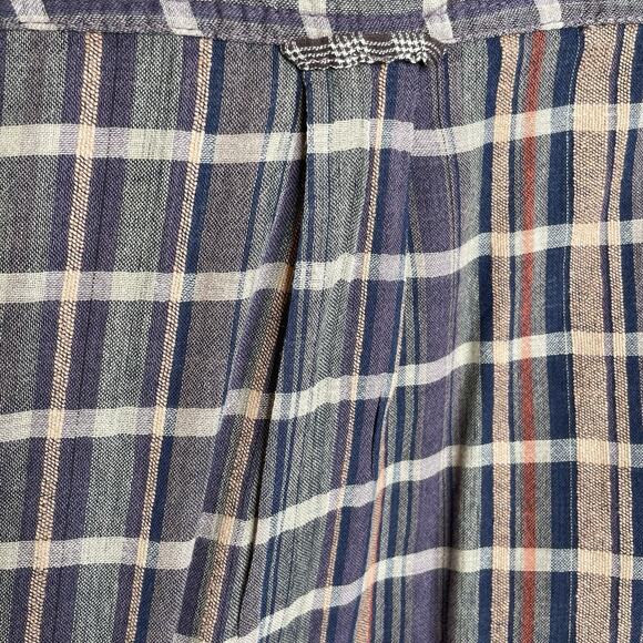 Carbon 2 Cobalt Men's Brown Plaid‎ Button Up Shirt Size L Classic Casual Rustic - Picture 9 of 14